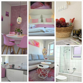 HAPPY HOMES PINK - Up to 5 - Küche - W-LAN - Netflix - Honig - Badewanne